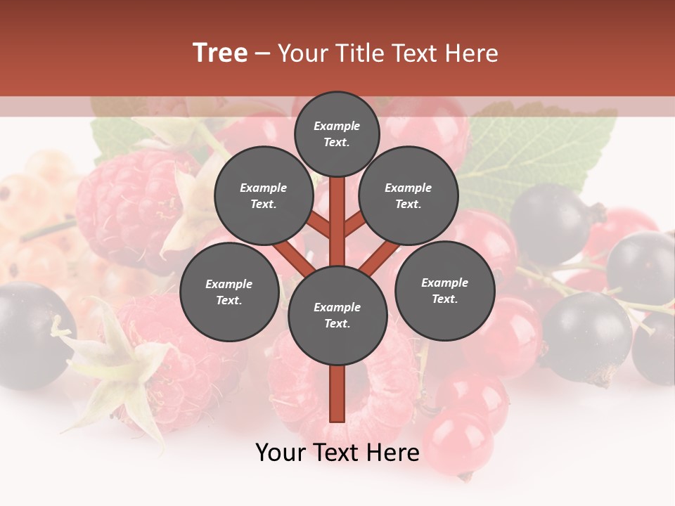 Isolated Background Red PowerPoint Template