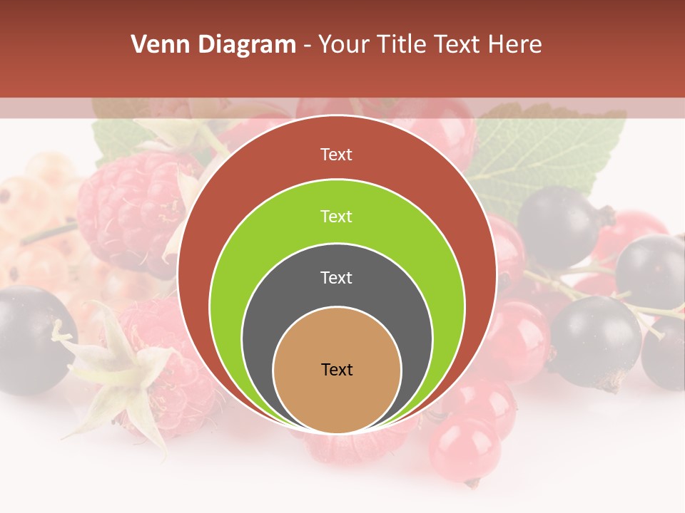 Isolated Background Red PowerPoint Template