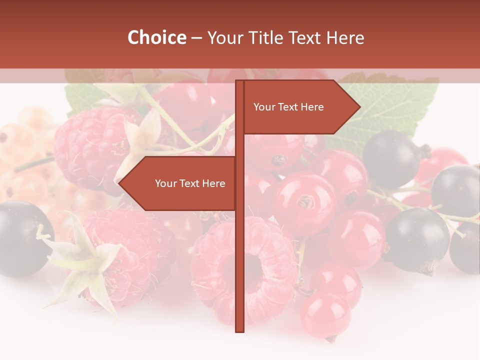 Isolated Background Red PowerPoint Template