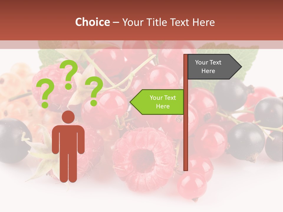 Isolated Background Red PowerPoint Template