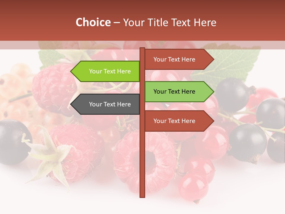 Isolated Background Red PowerPoint Template