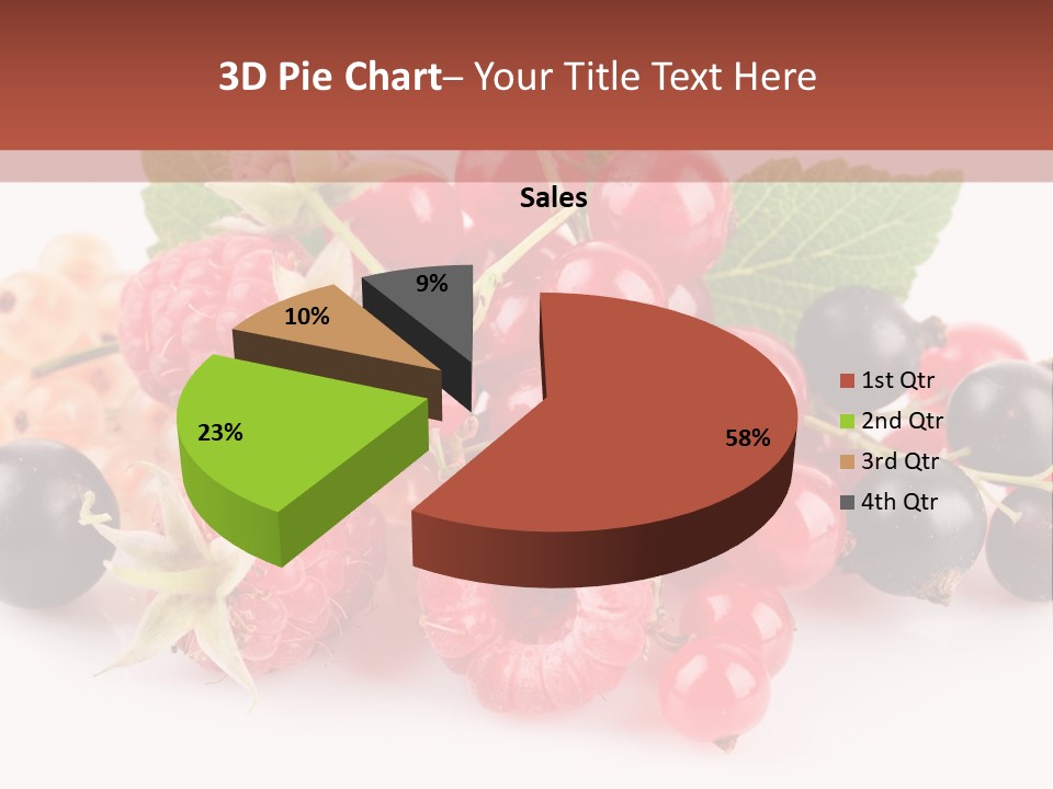 Isolated Background Red PowerPoint Template