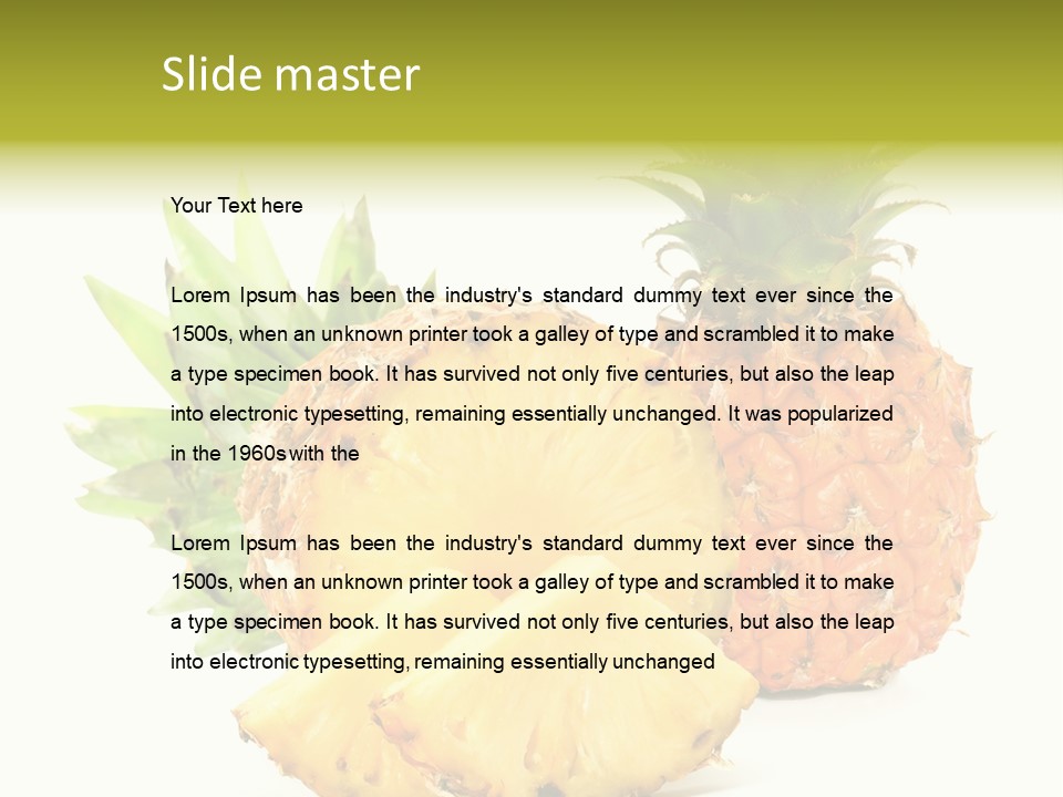 Closeup Fresh Single PowerPoint Template