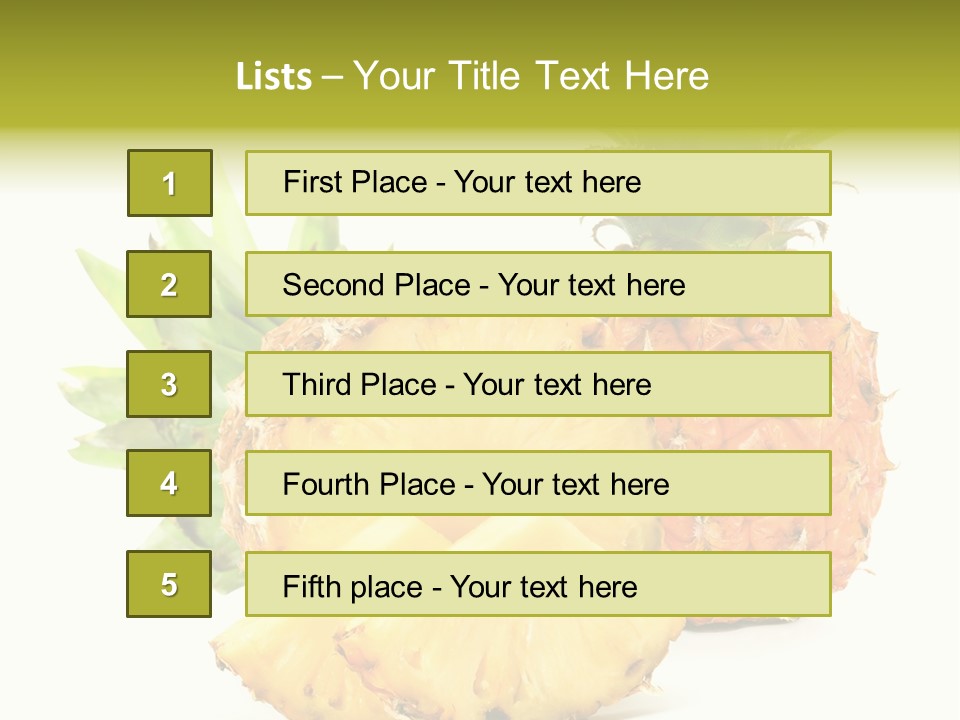 Closeup Fresh Single PowerPoint Template