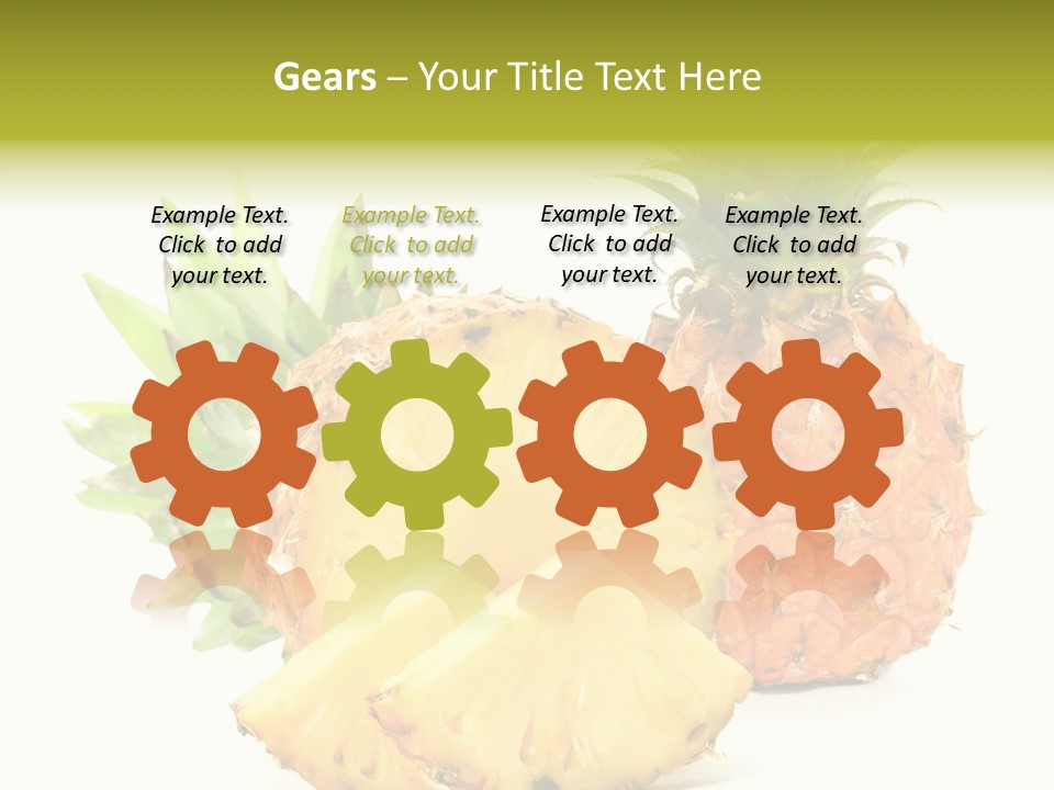 Closeup Fresh Single PowerPoint Template