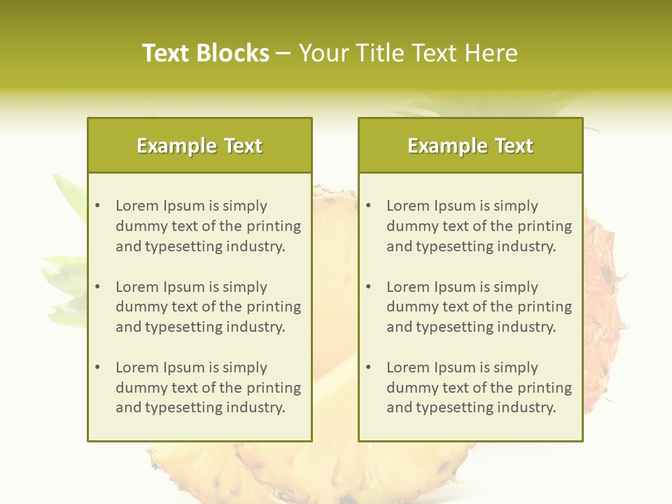 Closeup Fresh Single PowerPoint Template