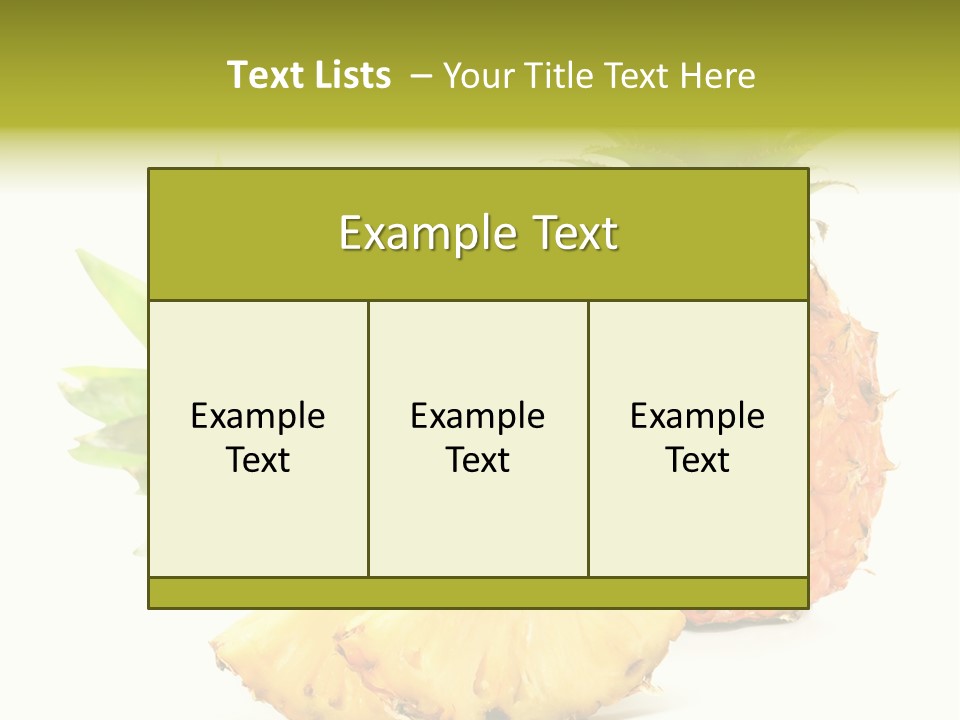 Closeup Fresh Single PowerPoint Template