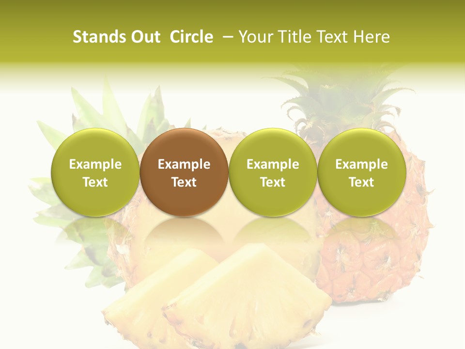 Closeup Fresh Single PowerPoint Template