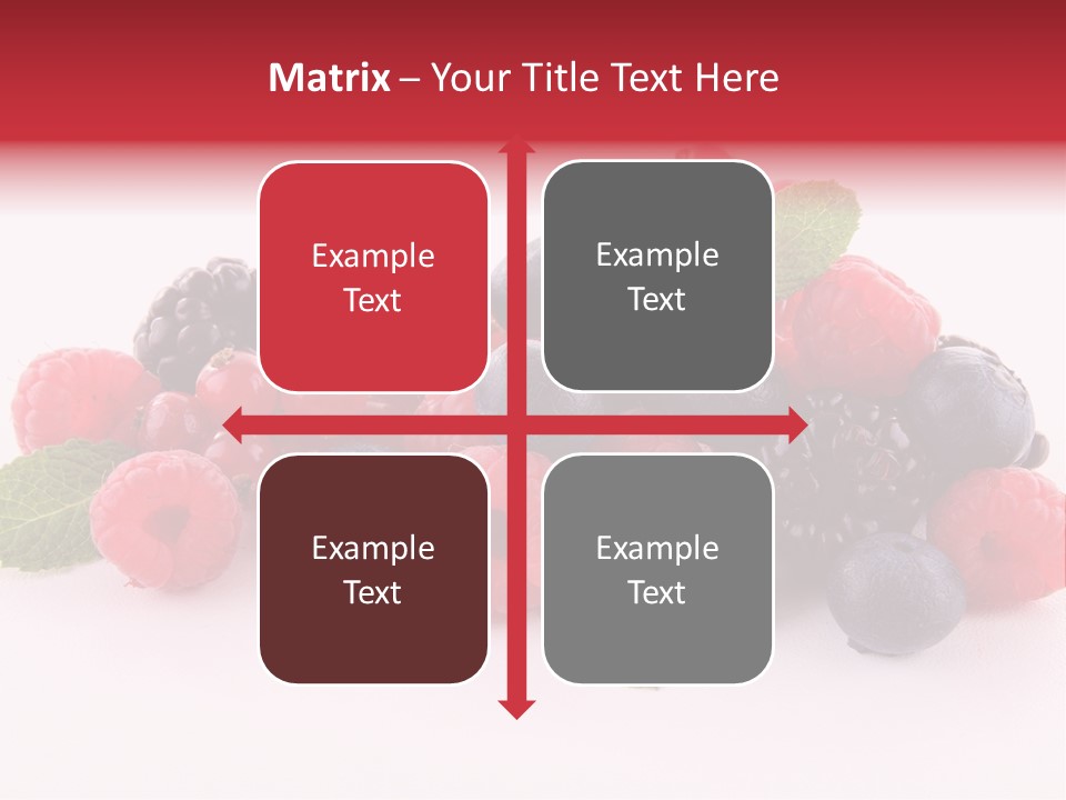 Food Ripe Fruits PowerPoint Template