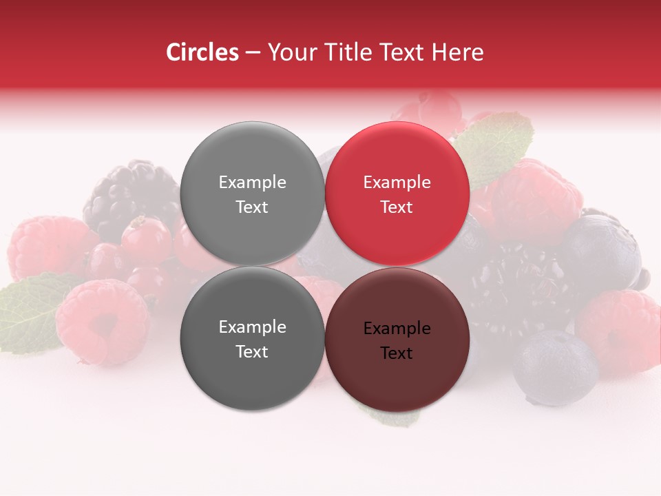 Food Ripe Fruits PowerPoint Template