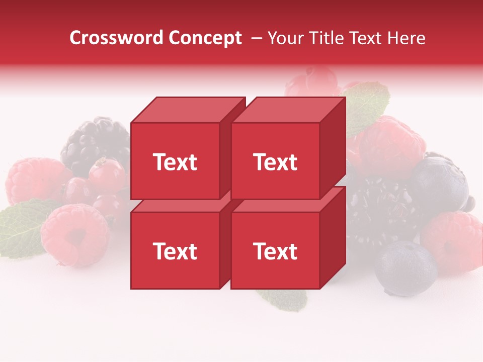 Food Ripe Fruits PowerPoint Template