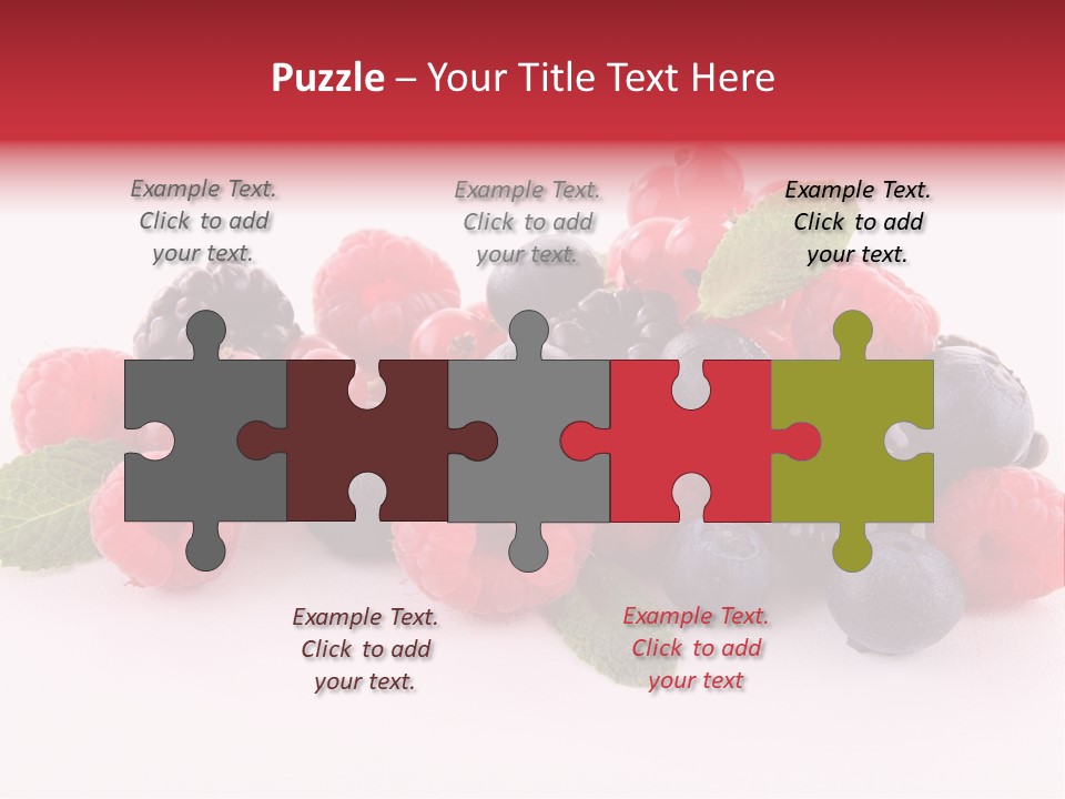 Food Ripe Fruits PowerPoint Template