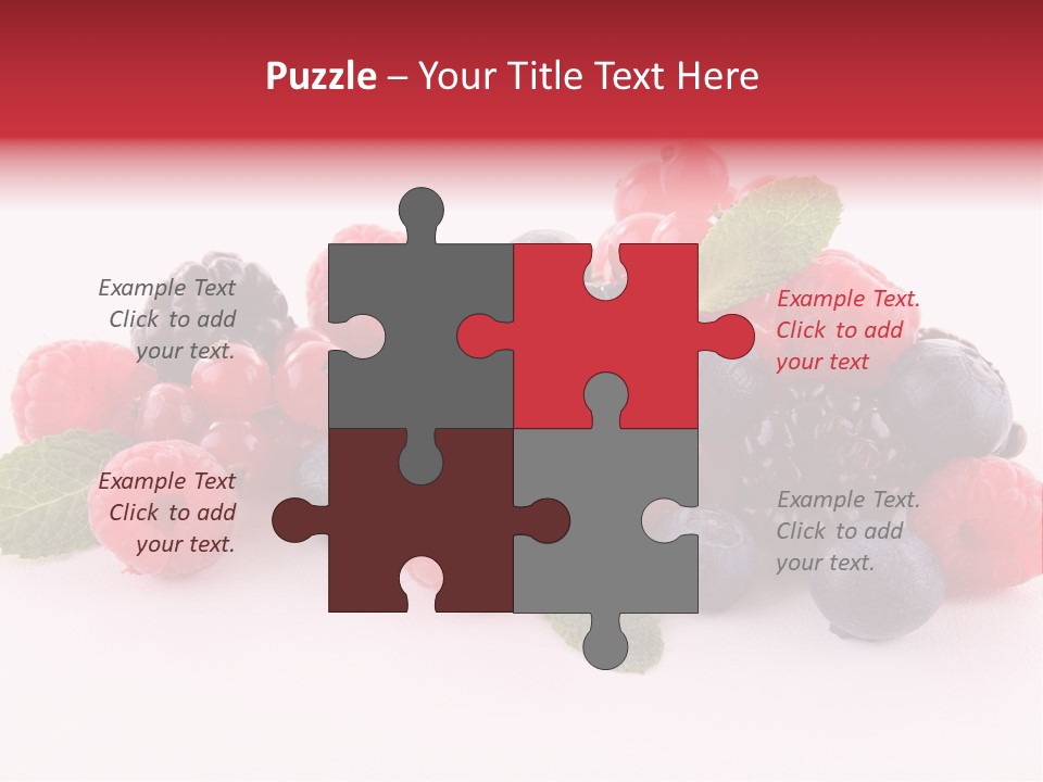 Food Ripe Fruits PowerPoint Template