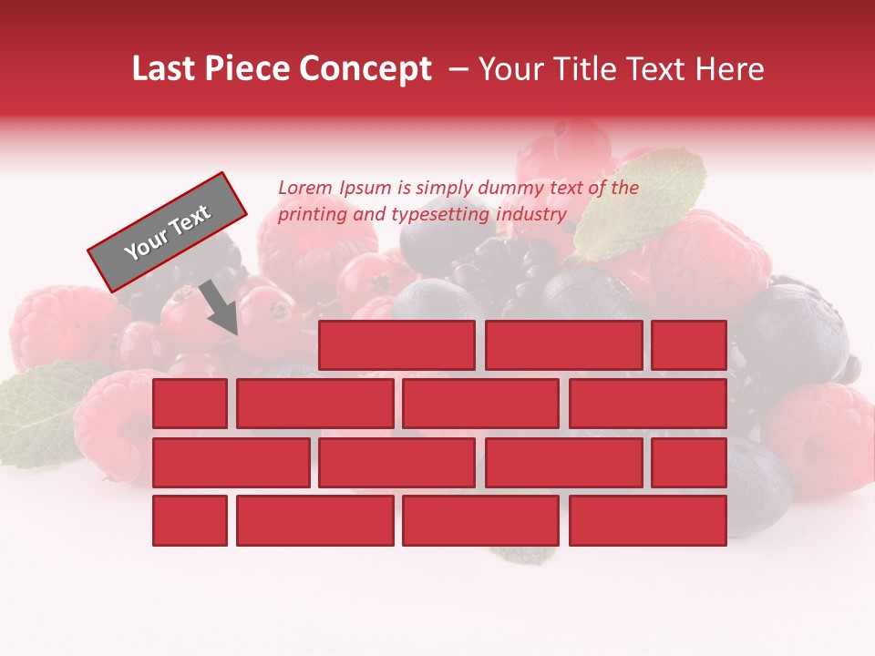 Food Ripe Fruits PowerPoint Template