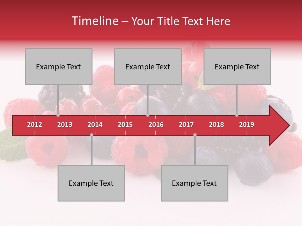 Food Ripe Fruits PowerPoint Template