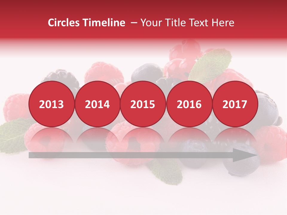 Food Ripe Fruits PowerPoint Template