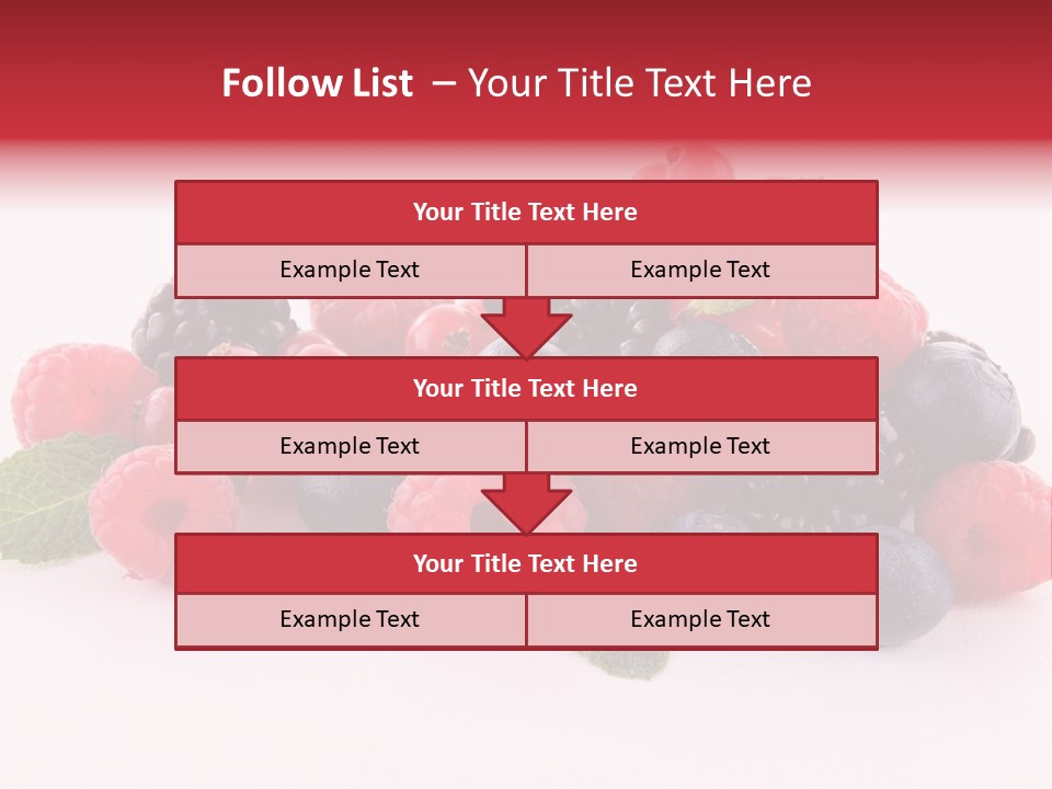 Food Ripe Fruits PowerPoint Template