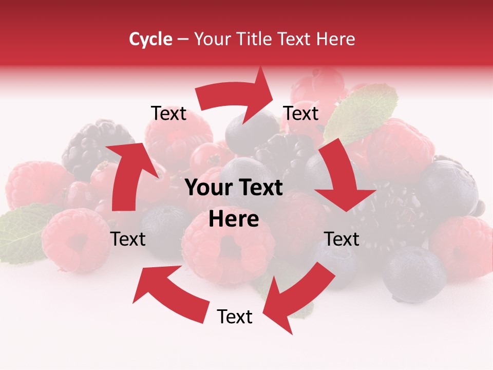 Food Ripe Fruits PowerPoint Template