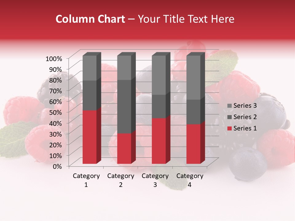 Food Ripe Fruits PowerPoint Template