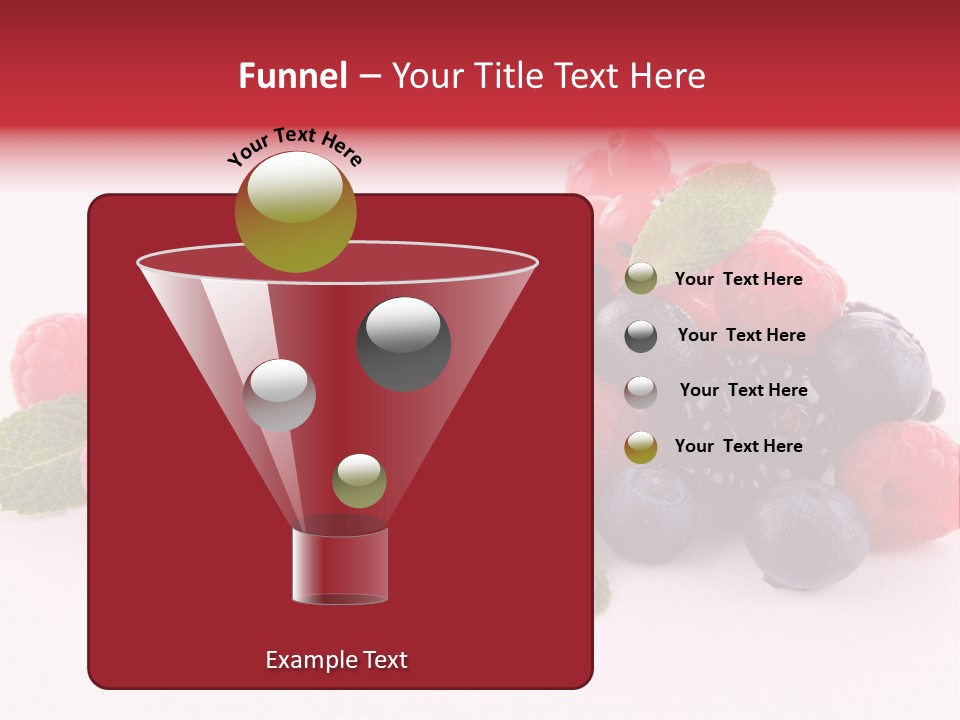 Food Ripe Fruits PowerPoint Template