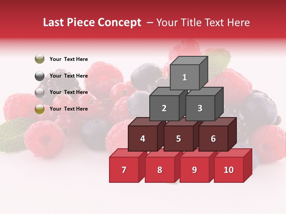 Food Ripe Fruits PowerPoint Template