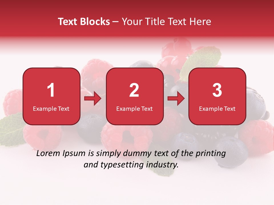 Food Ripe Fruits PowerPoint Template