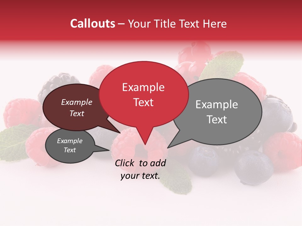 Food Ripe Fruits PowerPoint Template