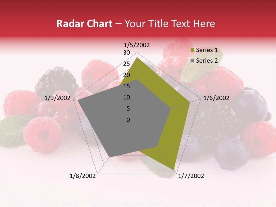 Food Ripe Fruits PowerPoint Template