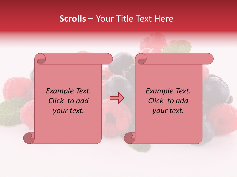 Food Ripe Fruits PowerPoint Template