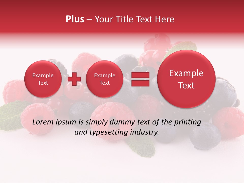 Food Ripe Fruits PowerPoint Template