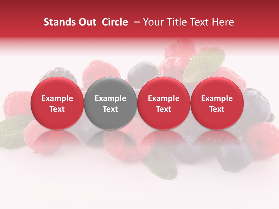 Food Ripe Fruits PowerPoint Template