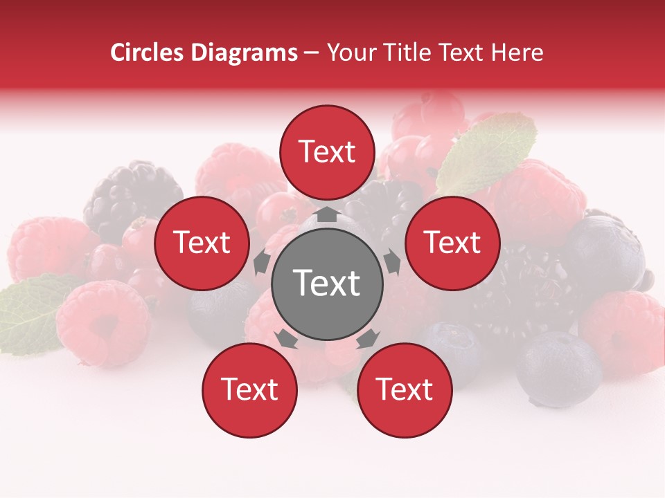 Food Ripe Fruits PowerPoint Template