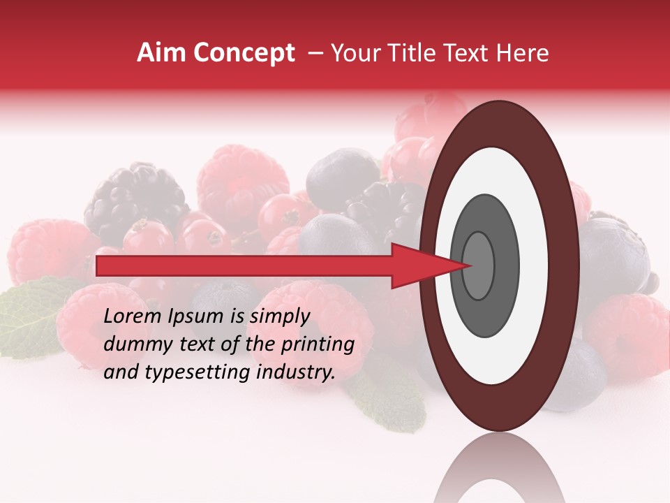 Food Ripe Fruits PowerPoint Template