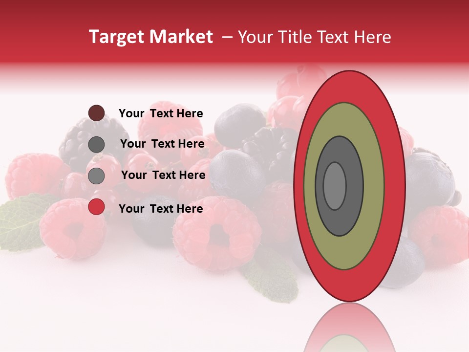 Food Ripe Fruits PowerPoint Template