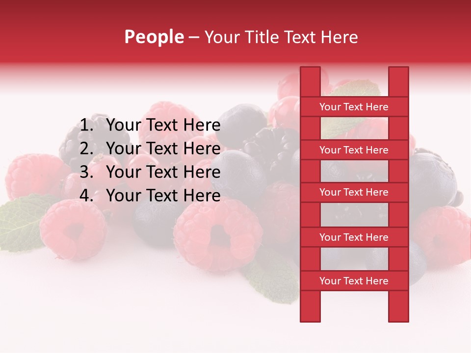 Food Ripe Fruits PowerPoint Template