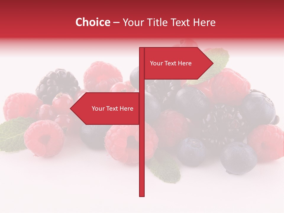 Food Ripe Fruits PowerPoint Template