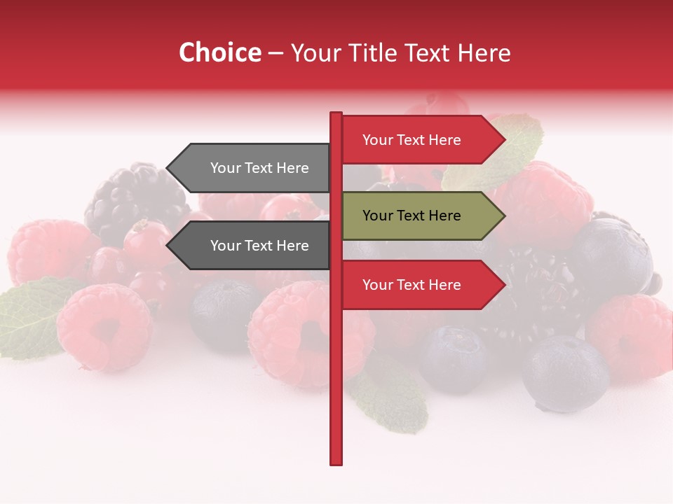 Food Ripe Fruits PowerPoint Template