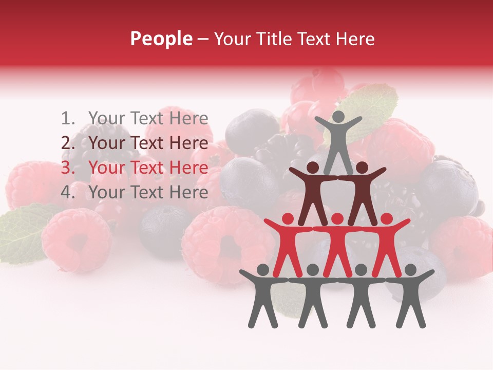 Food Ripe Fruits PowerPoint Template