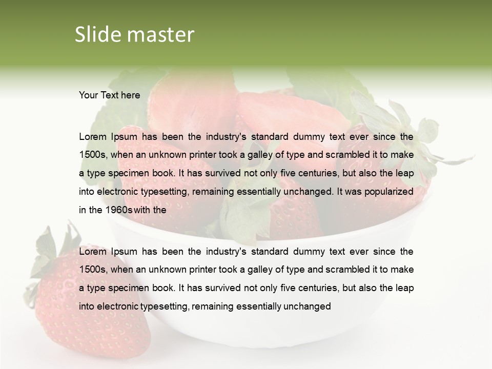 Juicy Tasty Delicious PowerPoint Template
