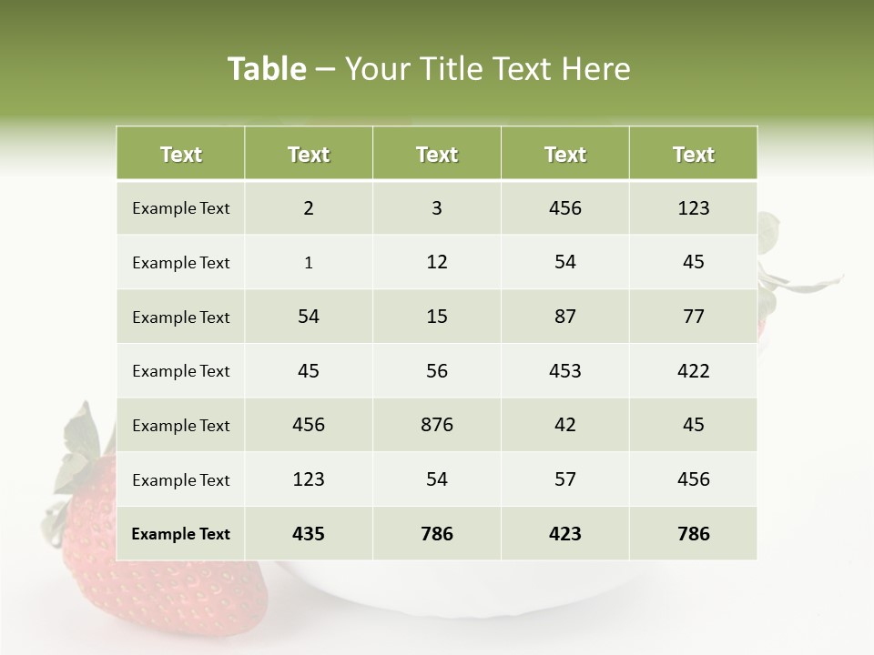 Juicy Tasty Delicious PowerPoint Template