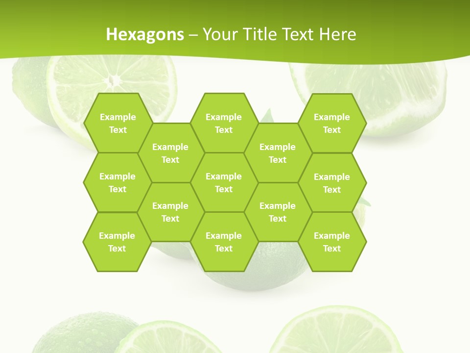 Green Lemon Cut PowerPoint Template