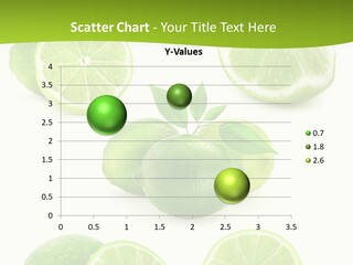 Green Lemon Cut PowerPoint Template