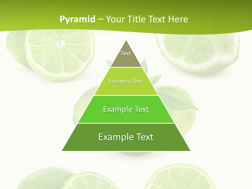 Green Lemon Cut PowerPoint Template