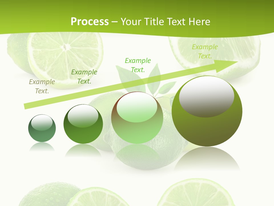 Green Lemon Cut PowerPoint Template