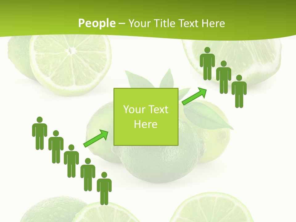 Green Lemon Cut PowerPoint Template