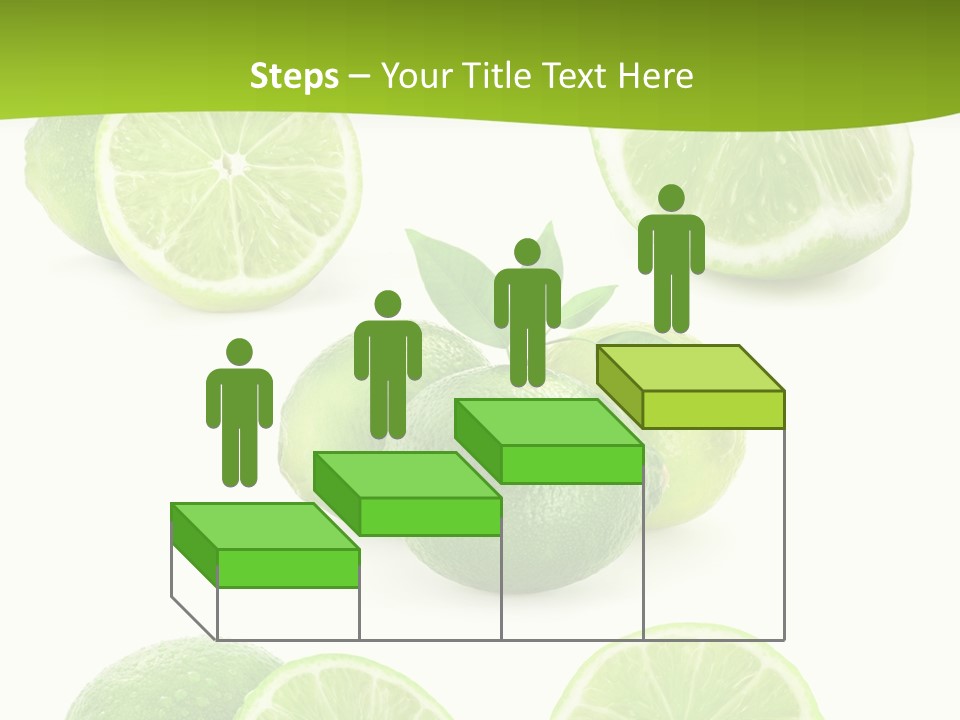 Green Lemon Cut PowerPoint Template