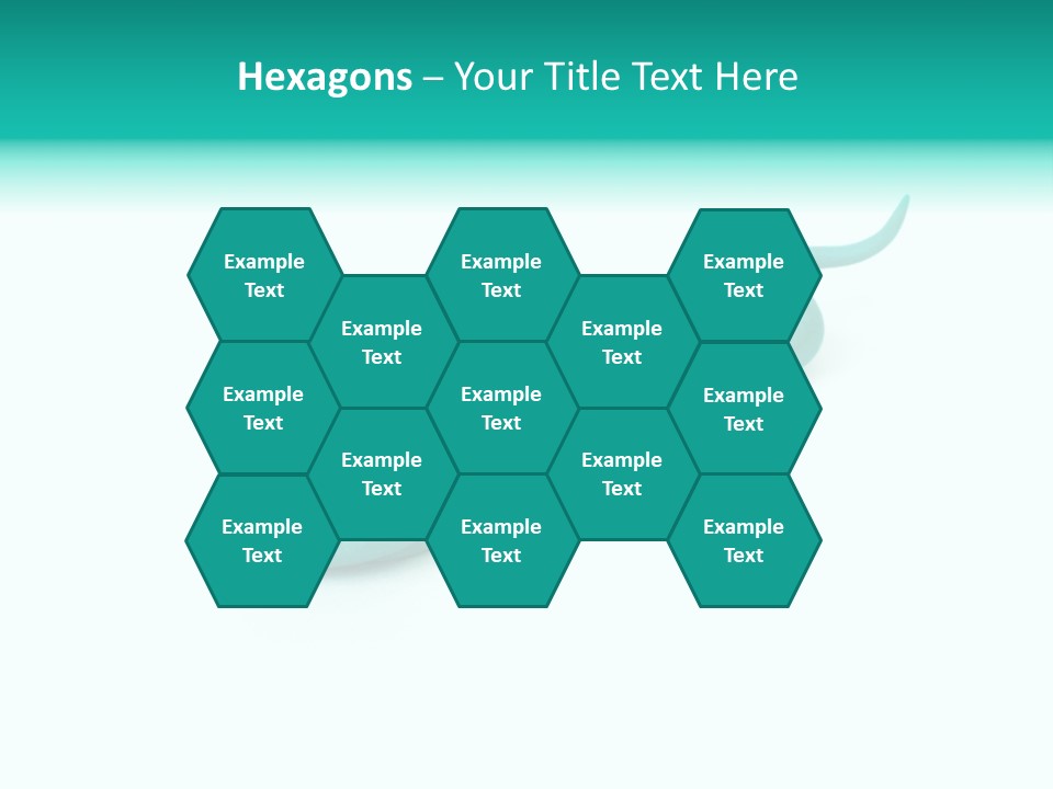 Snake Plasticine Blue PowerPoint Template