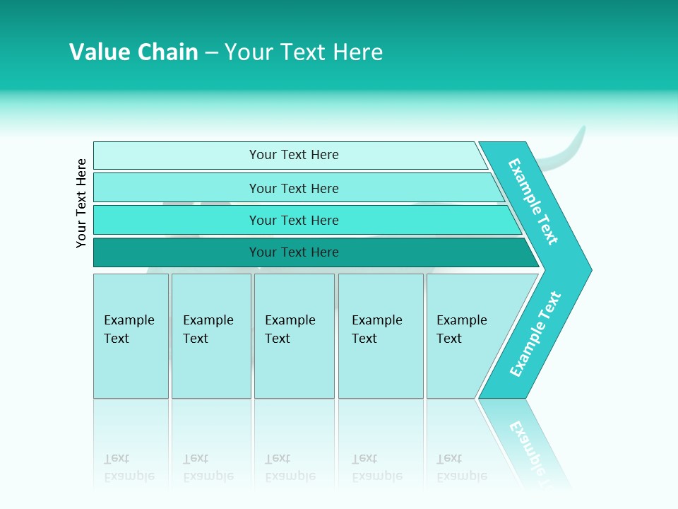 Snake Plasticine Blue PowerPoint Template