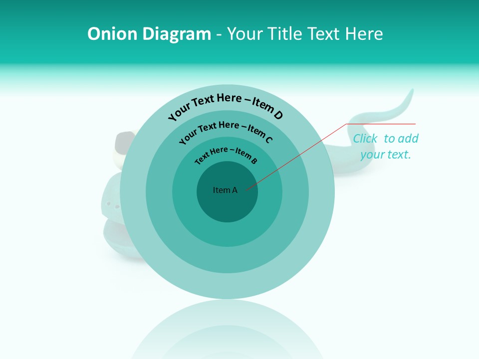 Snake Plasticine Blue PowerPoint Template