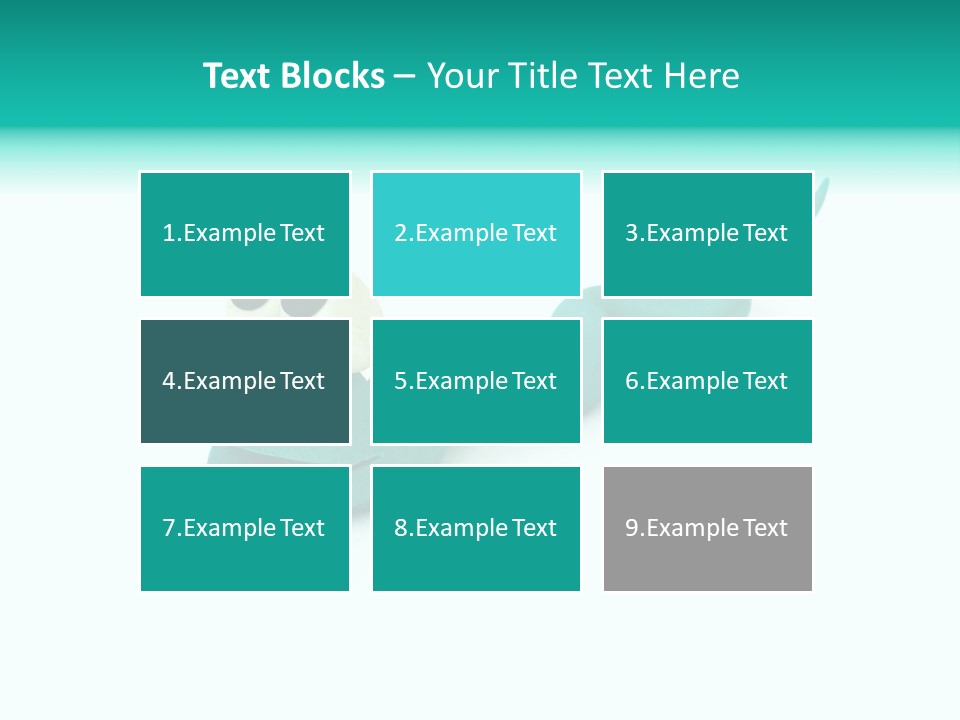 Snake Plasticine Blue PowerPoint Template